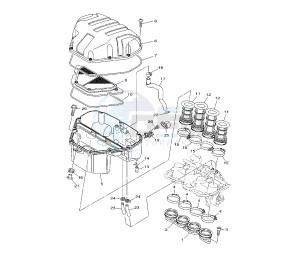 XJ6-F DIVERSION 600 drawing INTAKE