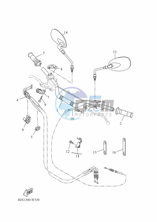 STEERING HANDLE & CABLE