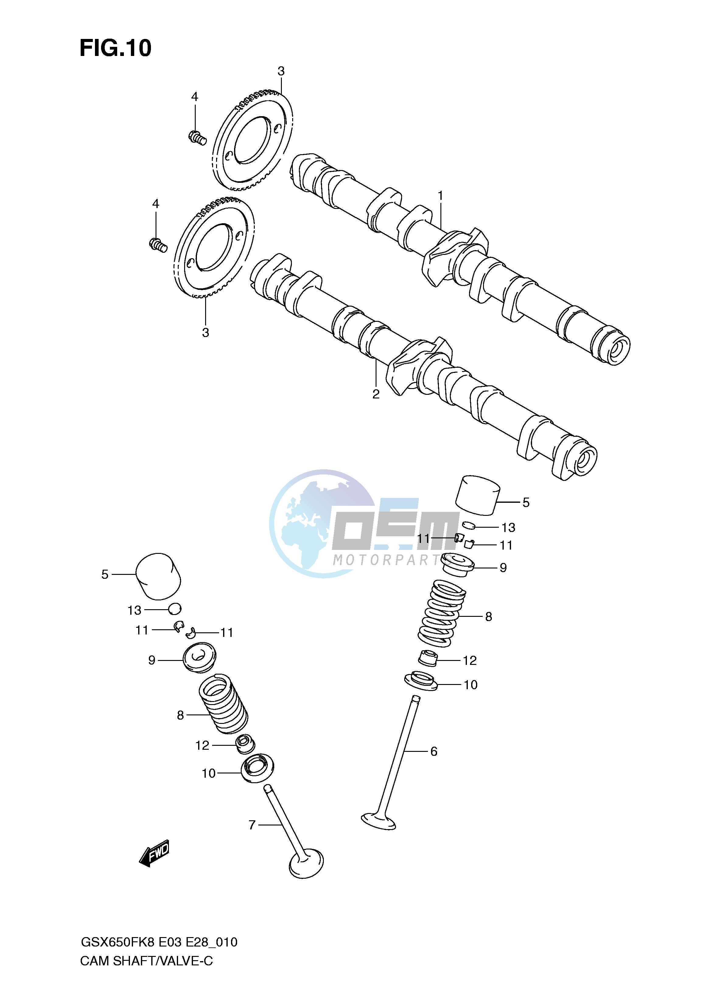 CAM SHAFT - VALVE