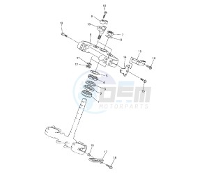 WR F 450 drawing STEERING