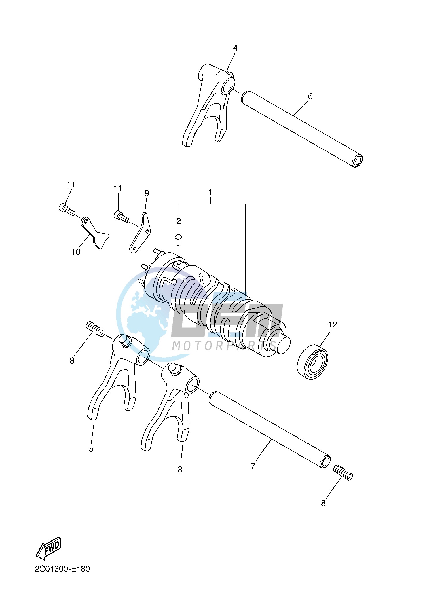 SHIFT CAM & FORK