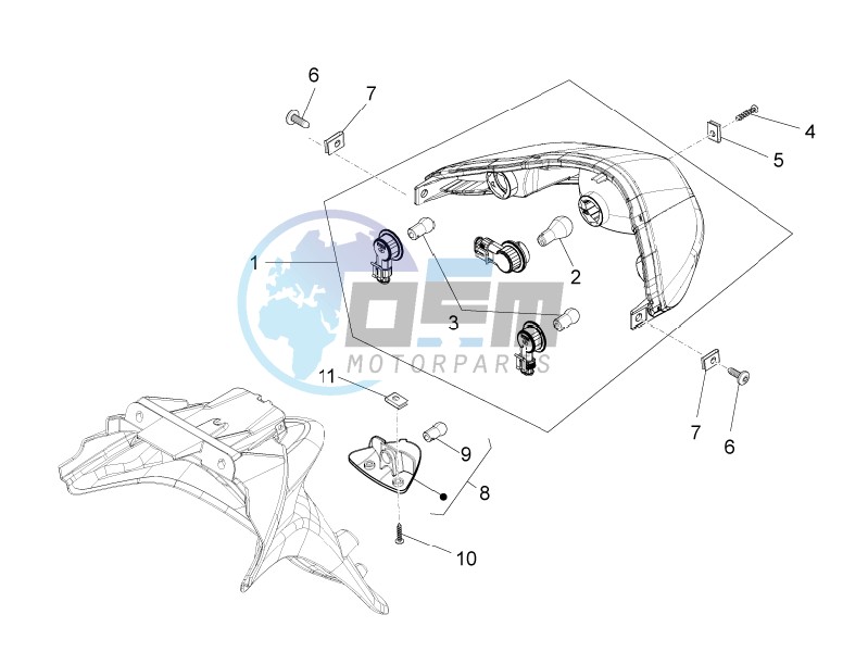 Rear headlamps - Turn signal lamps