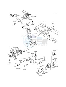 D-TRACKER KLX150HGF XX (EU ME A(FRICA) drawing Suspension/Shock Absorber