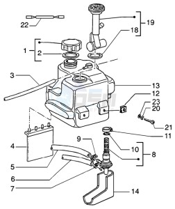 NRG 50 MC3 DT drawing Fuel Tank