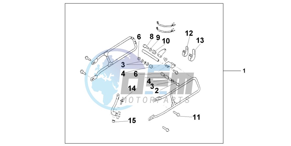 SADDLE BAG STAY