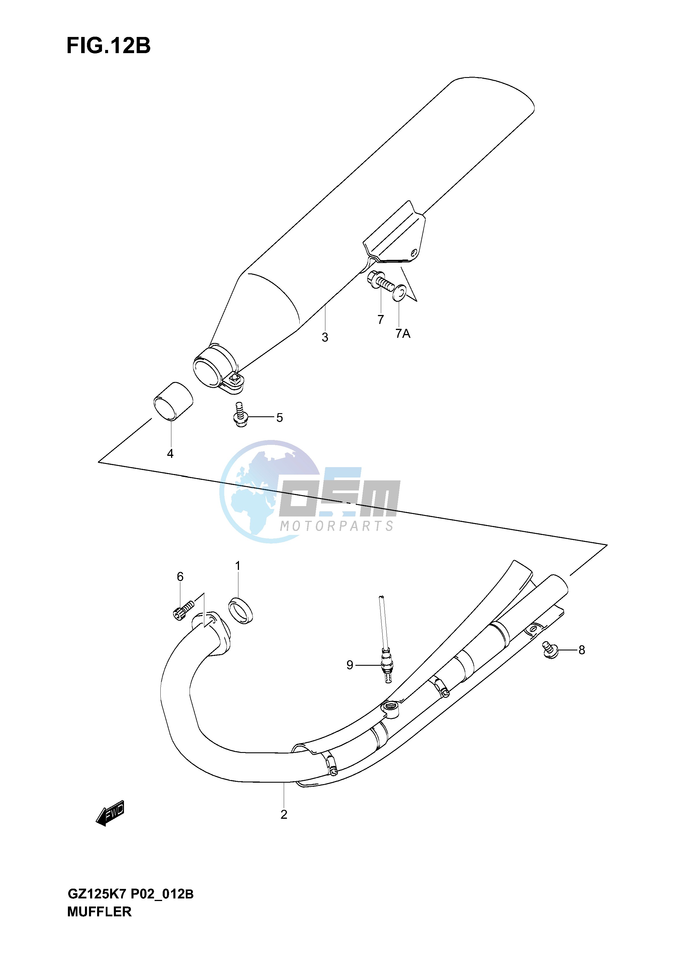 MUFFLER (MODEL K7)