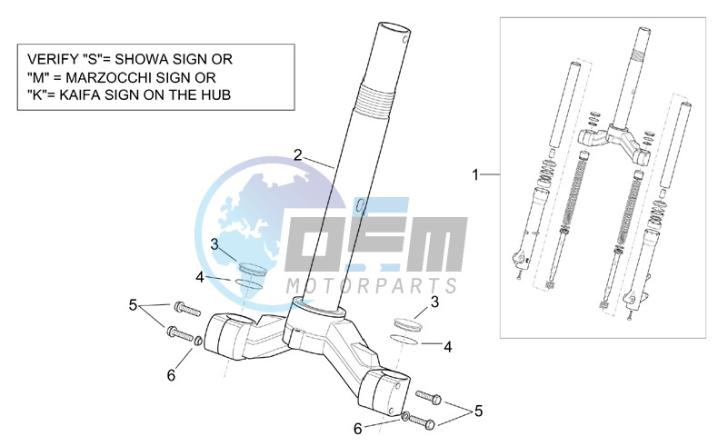 Front fork - Stem base