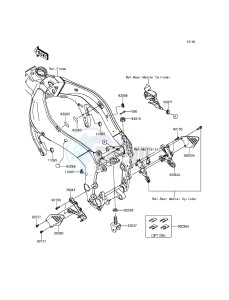 NINJA ZX-6R ZX600RGF FR GB XX (EU ME A(FRICA) drawing Frame Fittings(Front)