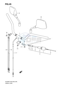 DL650 (E3-E28) V-Strom drawing HANDLEBAR