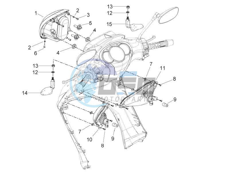 Head lamp - Turn signal lamps