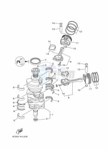 F250DET drawing CRANKSHAFT--PISTON