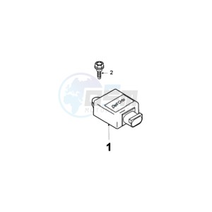 VIVA 3 L 50 2T drawing ELECTRONIC PART CDI UNIT DELL ORTO