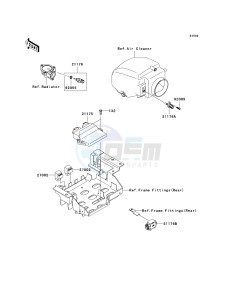 KRF 750 L [TERYX 750 FI 4X4 LE SPORT MONSTER ENERGY] (L9F-L9FA) L9FA drawing FUEL INJECTION