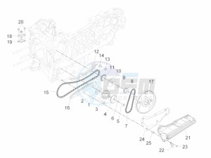 GTS 300 HPE 4T-4V IE ABS E4 (EMEA) drawing Oil pump