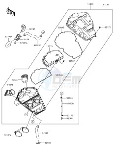 VERSYS 650 ABS KLE650FHF XX (EU ME A(FRICA) drawing Air Cleaner