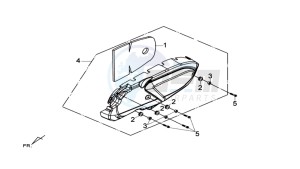 MAXSYM 600I ABS drawing CRANKCASE COVER LEFT