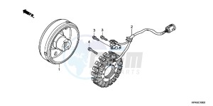 TRX420TEC TRX420 ED drawing GENERATOR