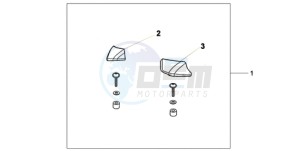 XL1000VA9 UK - (E / ABS MKH) drawing PILLION ARM REST SET