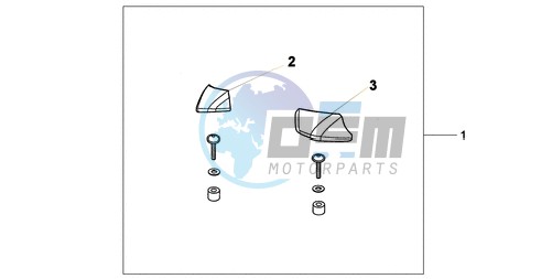 PILLION ARM REST SET