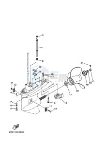 FT50JETL drawing LOWER-CASING-x-DRIVE-2