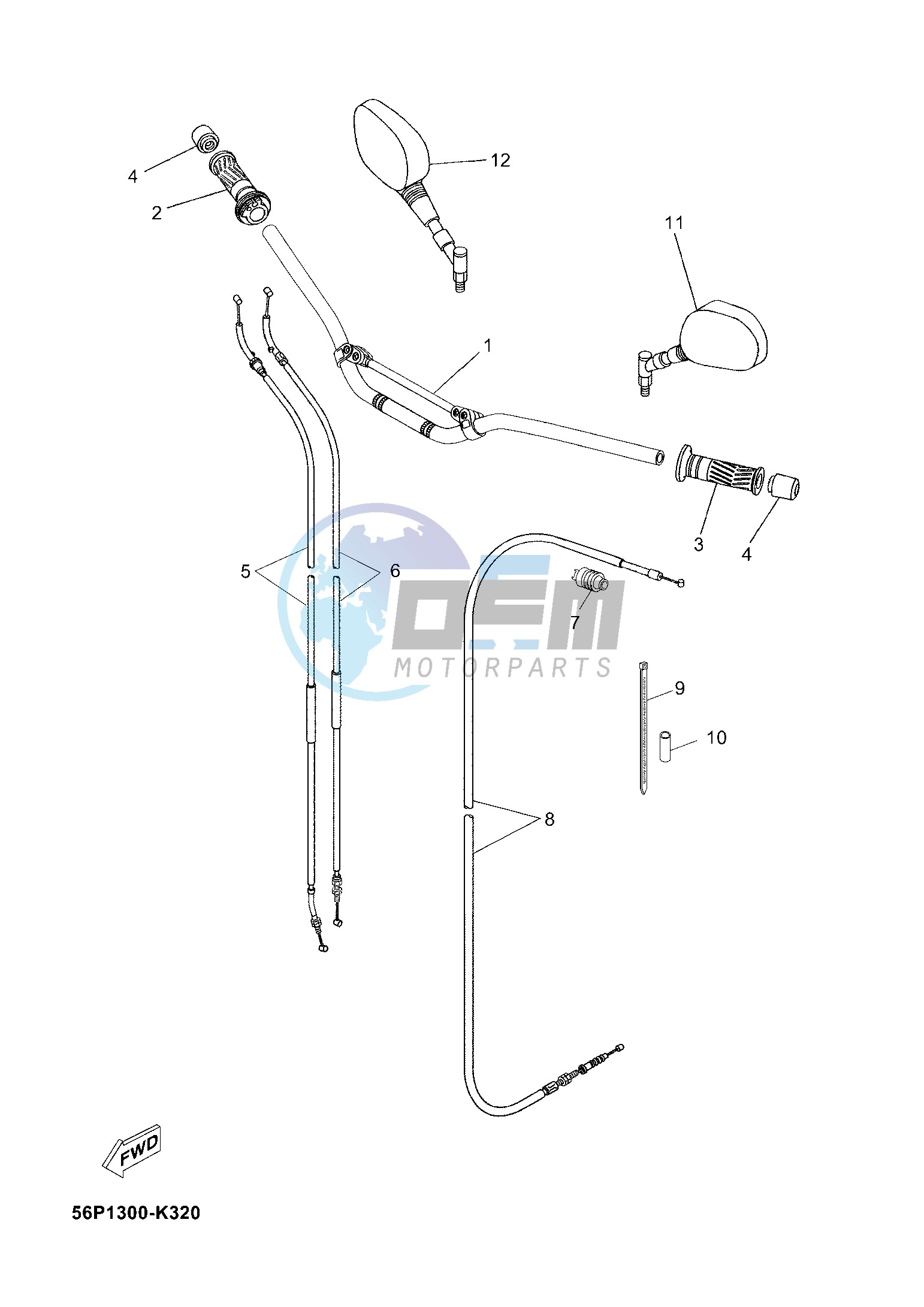 STEERING HANDLE & CABLE