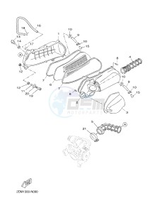 YP125R X-MAX125 (2DM7 2DM7) drawing INTAKE 2