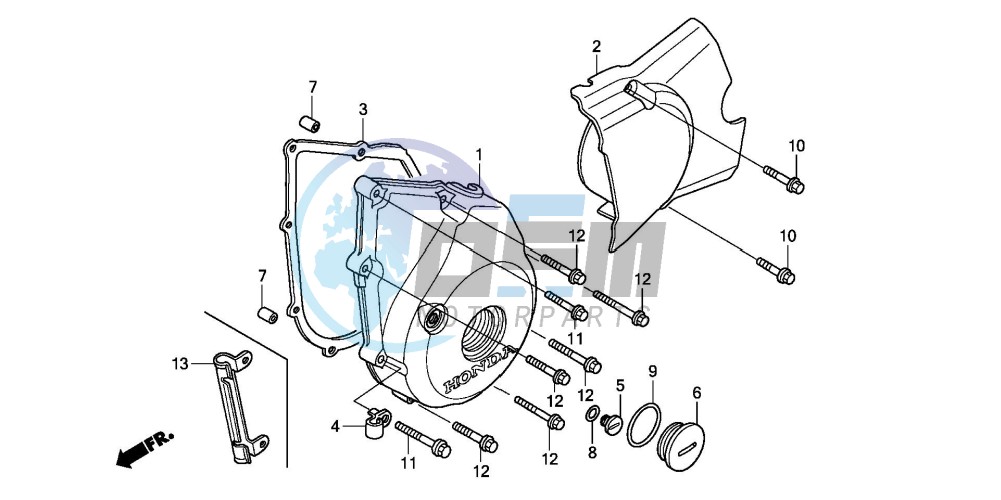 LEFT CRANKCASE COVER