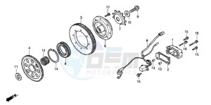 ST1100A drawing STARTING CLUTCH