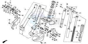 CN250 HELIX drawing FRONT FORK