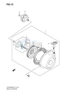 LT-A700X (P17) drawing RECOIL STARTER