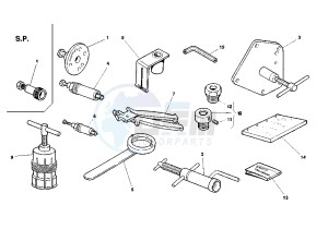 MITO EV 125 drawing WORKSHOP SERVICE TOOLS