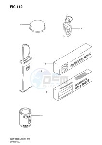 GSF-1250S BANDIT EU drawing OPTIONAL