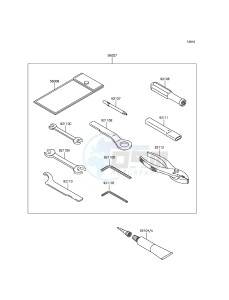 NINJA_300_ABS EX300BFF XX (EU ME A(FRICA) drawing Owner's Tools