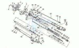 Sport Corsa 1100 drawing Front fork