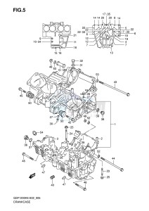 GSF1200 (E2) Bandit drawing CRANKCASE