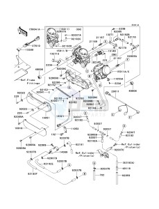 KVF 750 B (BRUTE FORCE 750 4X4I) (B6F-B7FA) B7F drawing CARBURETOR -- B7F_B7FA- -