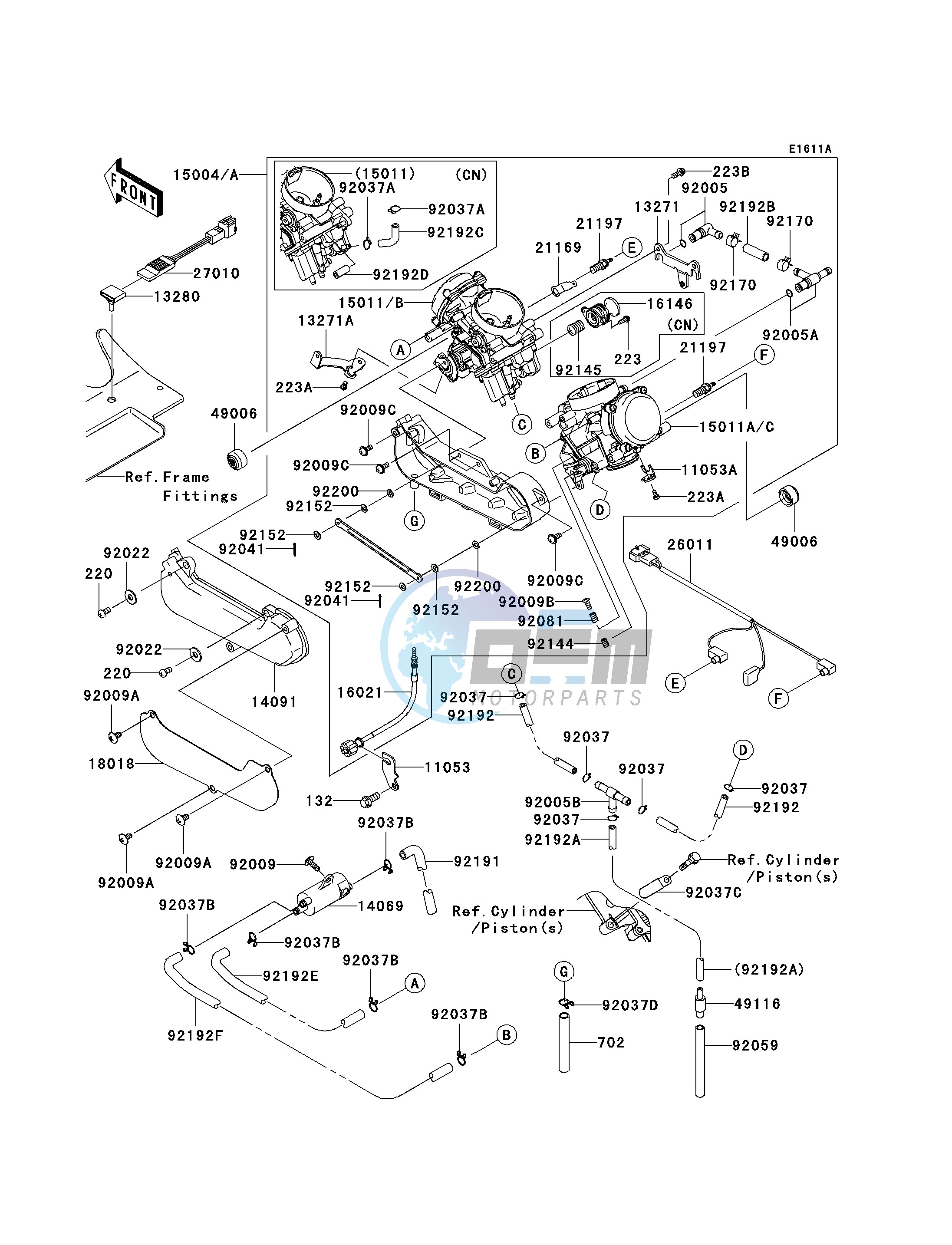 CARBURETOR -- B7F_B7FA- -