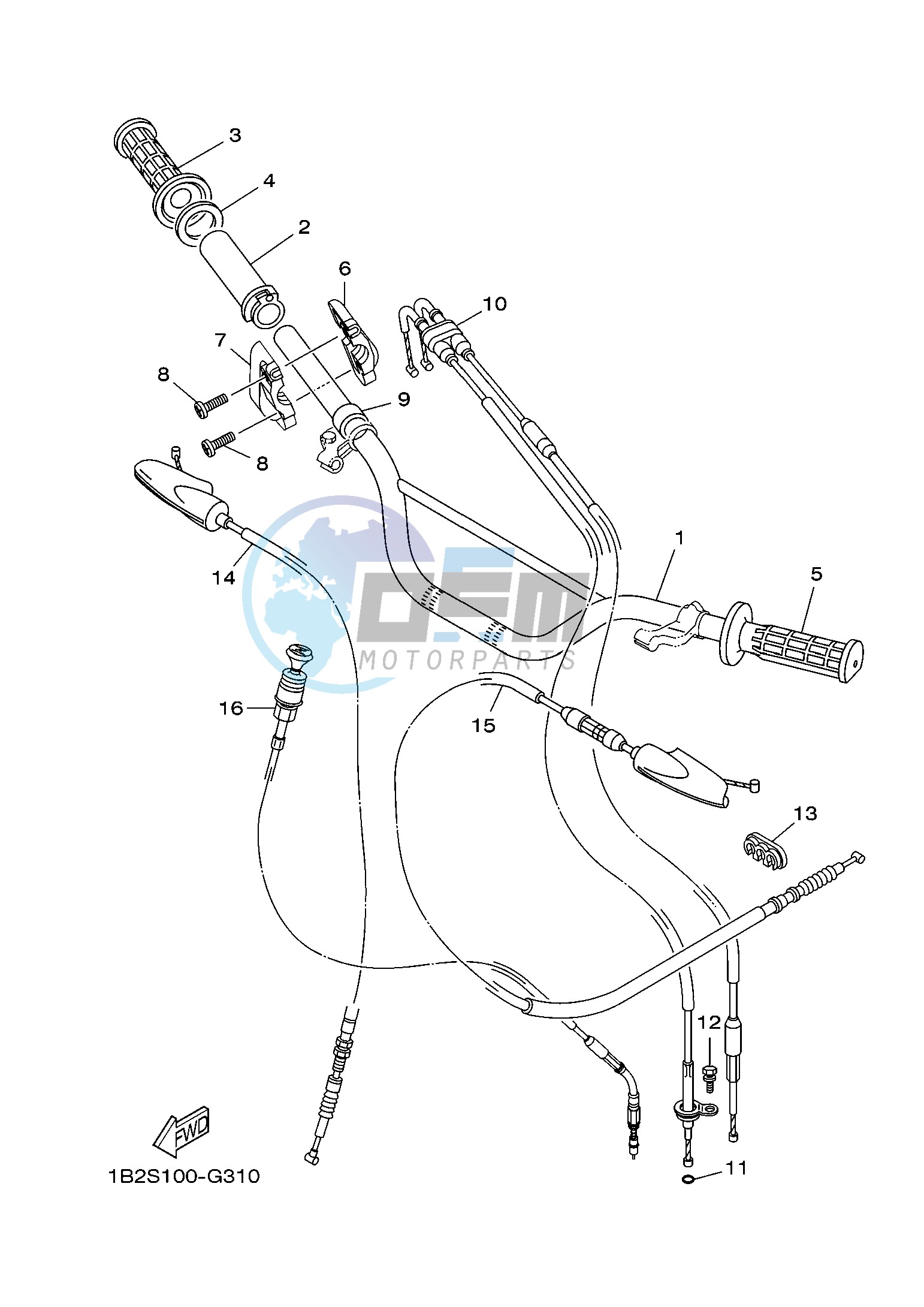 STEERING HANDLE & CABLE