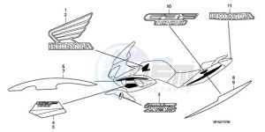 CBF1000AA Europe Direct - (ED / ABS) drawing STRIPE/MARK