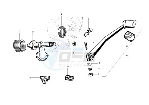 PX 125-150-200 drawing Starter lever