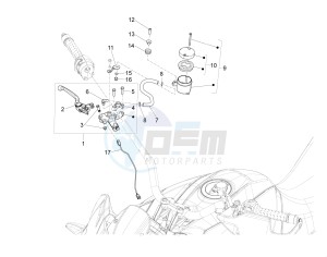 ETV 1200 Caponord Carabinieri drawing Front master cilinder