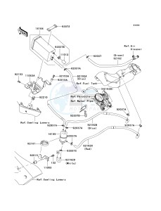 ZX 636 C [NINJA ZX-6R] (C1) C1 drawing FUEL EVAPORATIVE SYSTEM -- CA- -