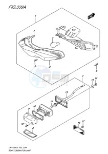 UK110NX ADDRESS EU drawing REAR COMBINATION LAMP