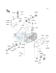 KVF 360 A [PRAIRIE 360 4X4] (A6F-A9F) A7F drawing SWINGARM