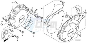 CBR1000RA9 ED / ABS REP drawing A.C. GENERATOR COVER (CBR 1000RA)