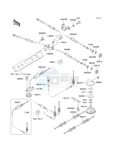 JT 1100 B [1100 STX] (B1-B2) [1100 STX] drawing CABLES