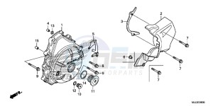 NC700XDE NC700XD 2ED - (2ED) drawing A.C. GENERATOR COVER