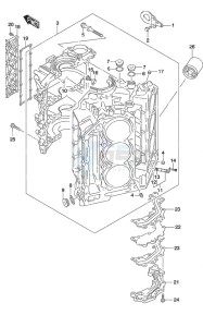 DF 250 drawing Cylinder Block