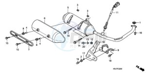 FES150A9 Europe Direct - (ED / ABS 2ED) drawing EXHAUST MUFFLER