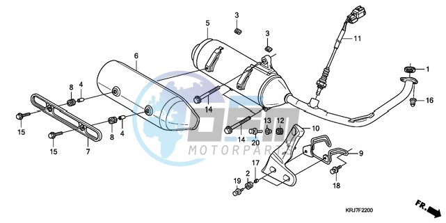 EXHAUST MUFFLER